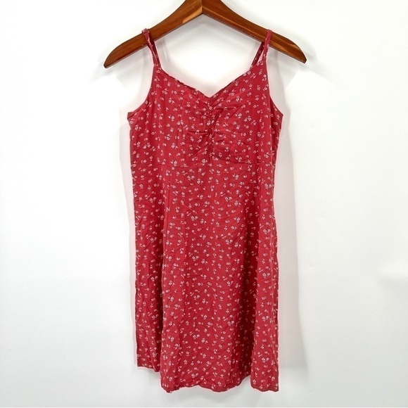 GAP Girls Red-ish Pink Adjustable Spaghetti Strap Lightweight Dress Size 18-20 - Picture 1 of 9